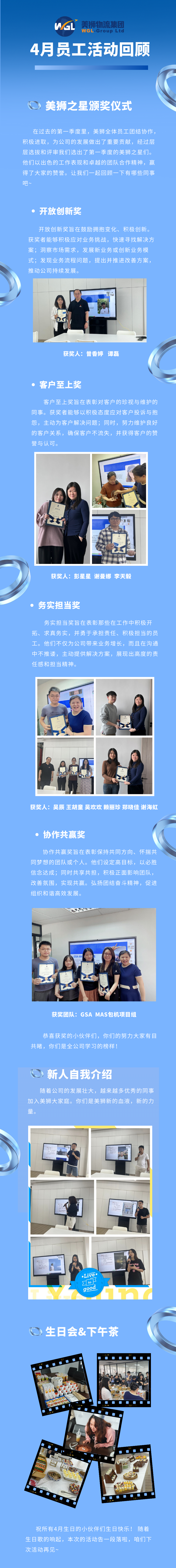 表彰先进 树立榜样 | 美狮集团Q1季度表彰大会及员工活动(图1)